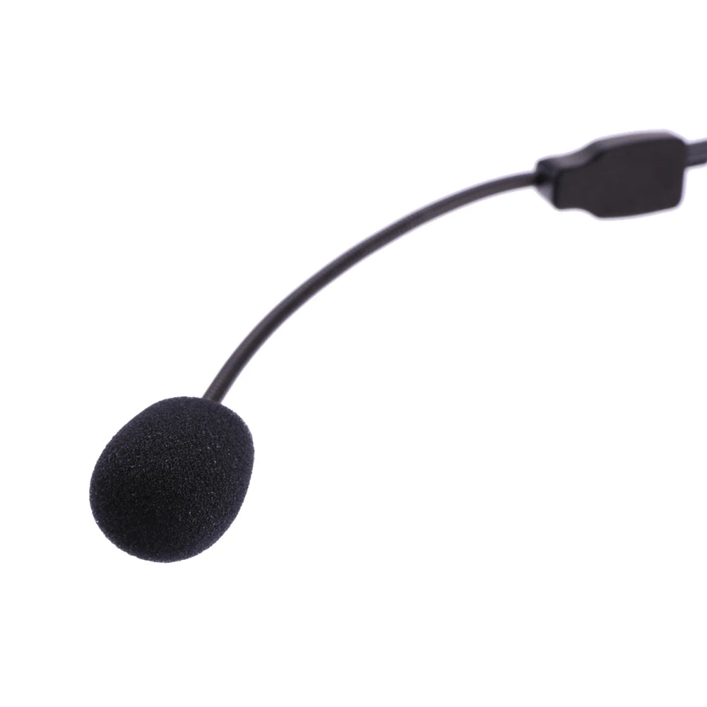 3.5mm Plug Guide Lecture Speech Microphone Head-mounted Portable Wired Microphone Voice Amplifier Over Head for Teaching Meeting