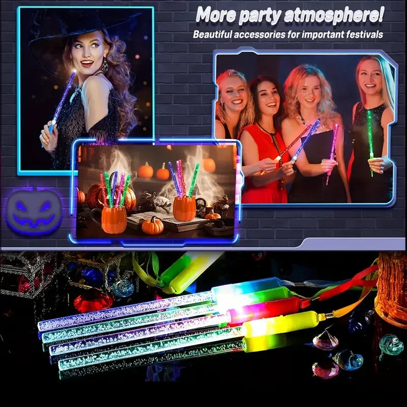 Led Bubble Light Stick, 3 Light Modes, Colorful Party Lights, Suitable for Christmas, Wedding Parties, Birthday Parties, Holiday Celebrations, Photography, Concerts, Halloween, Dynamic Lighting, Fun Lighting Effects