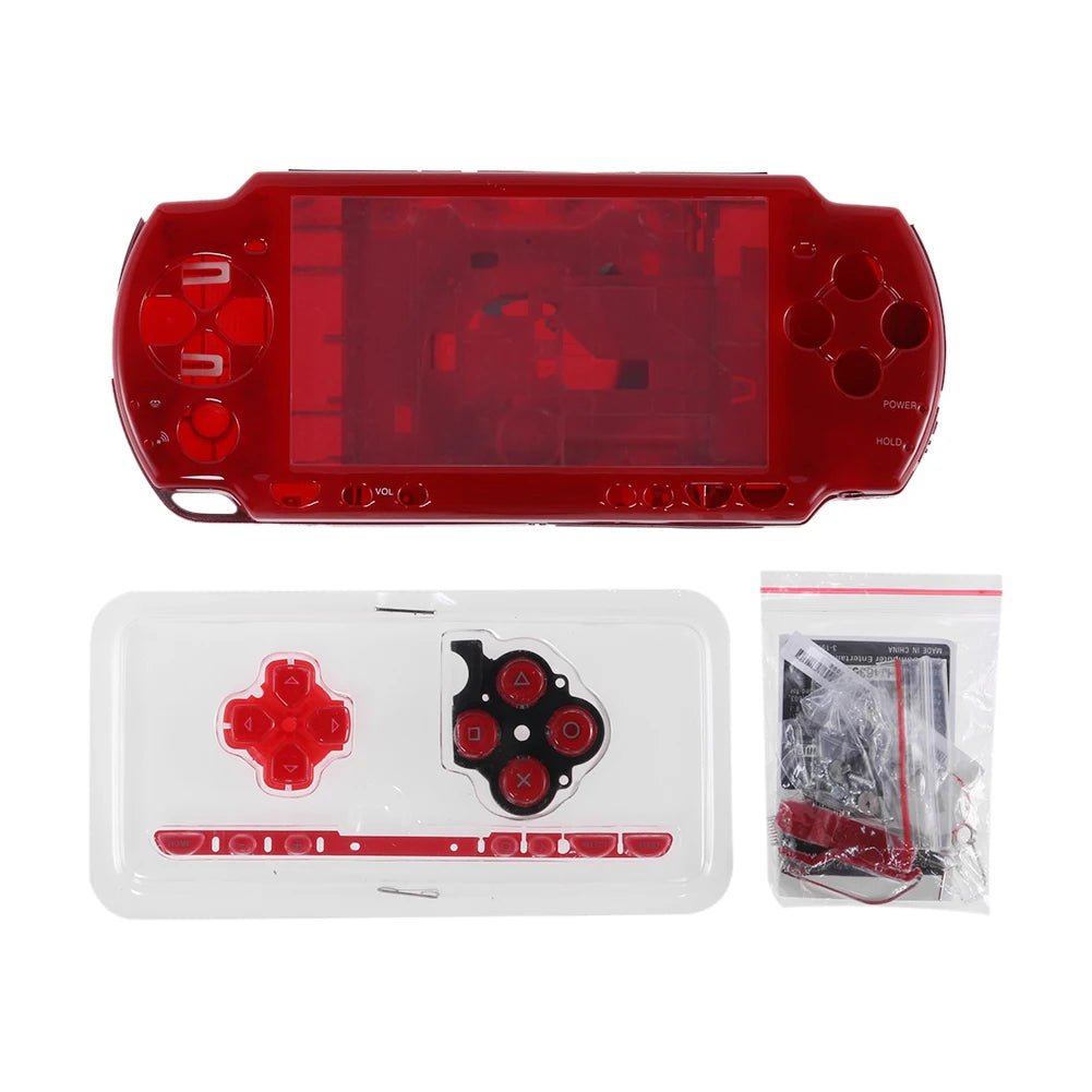 Complete Shell Case Professional Protection Shell Cover Set Replacement with Button Kit for PSP2000 Game Console Accessories