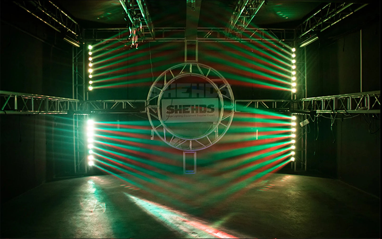 SHEHDS 8x12w Beam Moving Head RGBW 4in1 Bar Light For DJ Disco Wedding Party Stage Light Effect Professional DMX 512 Stage Light