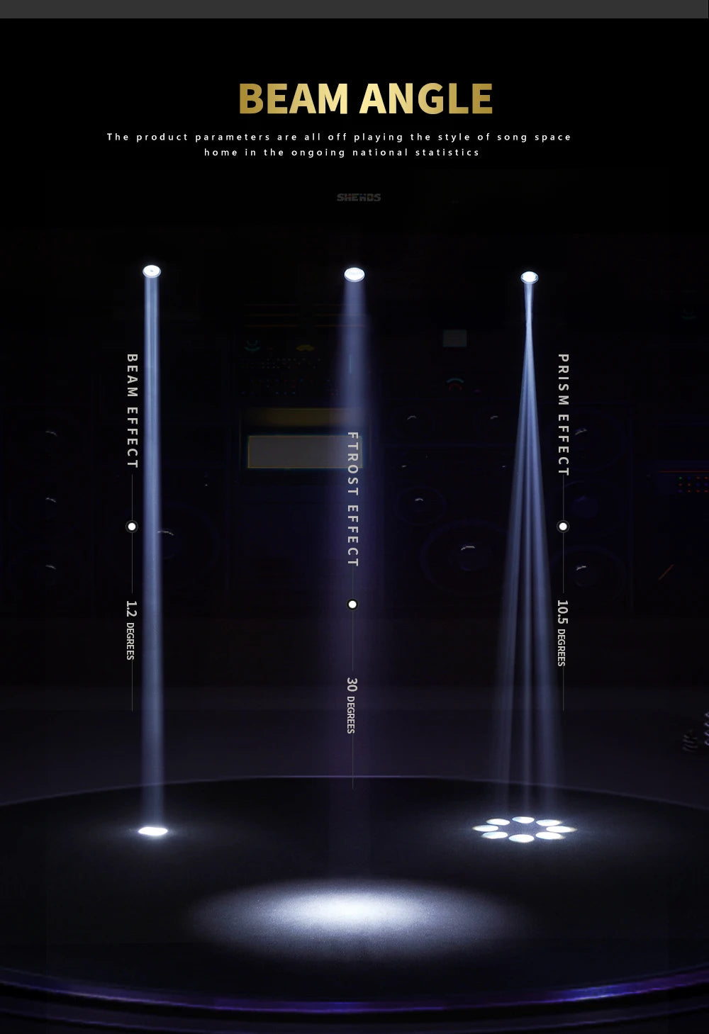 SHEHDS Flight Case With 2Pcs Mini Bulb Beam 230W 7R Moving Head Lighting For DJ Bar Concert Special Equipment