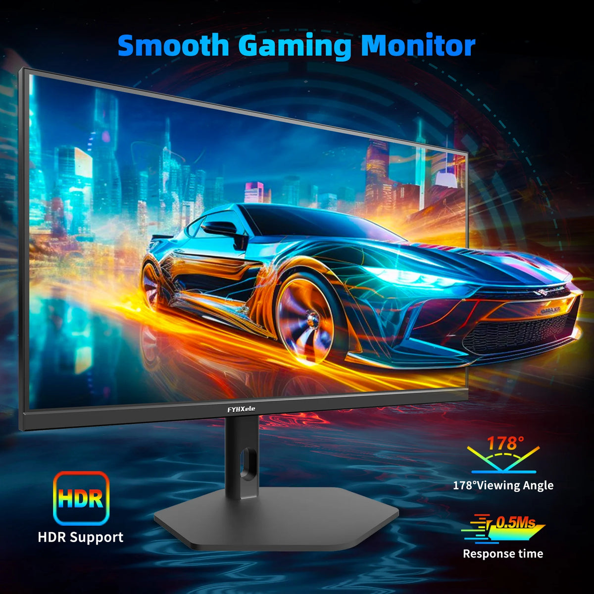 Moni Computer FYHXele 27 inch 380Hz Gaming Monitor 1080P IPS 0.5ms GTG Computer Moni ...
