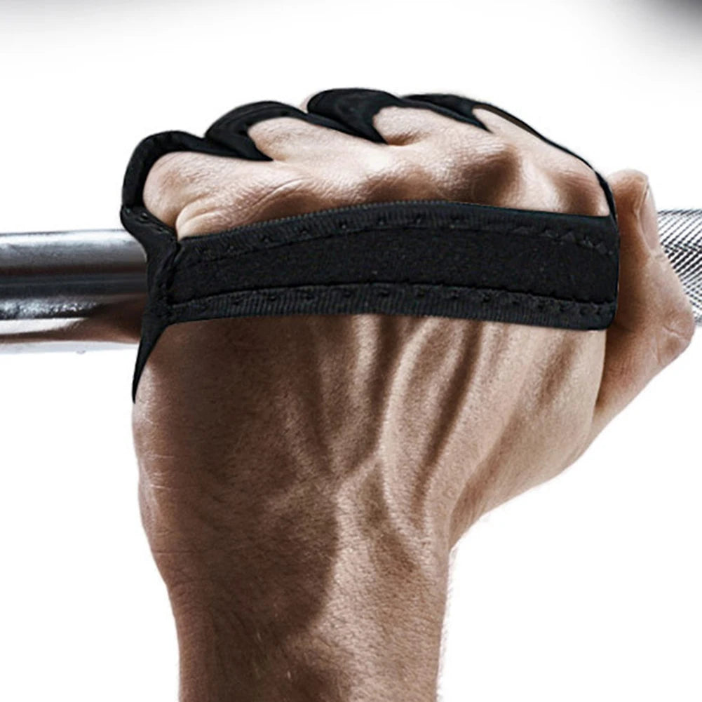 Neoprene Grip Pads Non-Slip Lifting Grips Gym Workout Gloves Powerlifting Gym Gloves Horizontal Bar Booster Gloves for Men Women