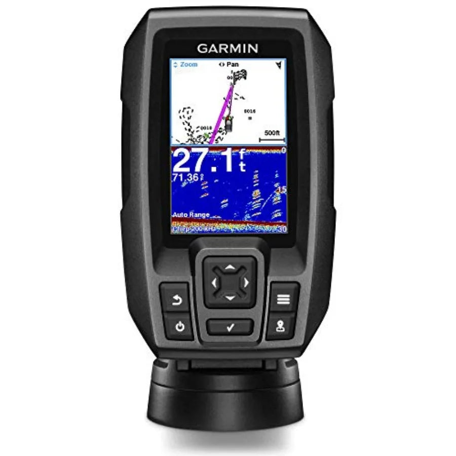 Striker 4 3.5 Chirp Fishfinder GPS 0100155000 with Protective Cover for Marine Fishing and Navigation Advanced Sonar Technology