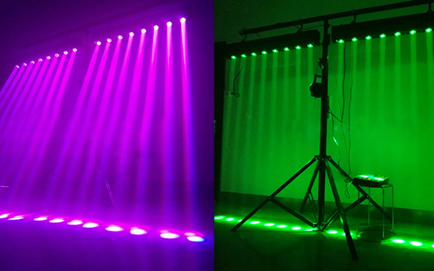 SHEHDS 8x12w Beam Moving Head RGBW 4in1 Bar Light For DJ Disco Wedding Party Stage Light Effect Professional DMX 512 Stage Light