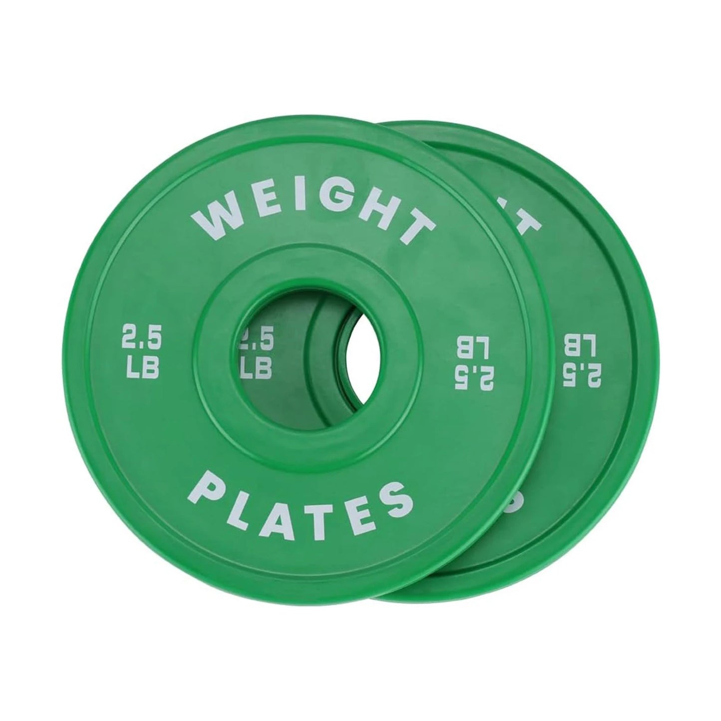 2PCS Change Weight Plates 1.25LB 2.5LB 5LB 10LB Fractional Plate Bumper Plates for Weight Lifting Steel Insert Strength Training