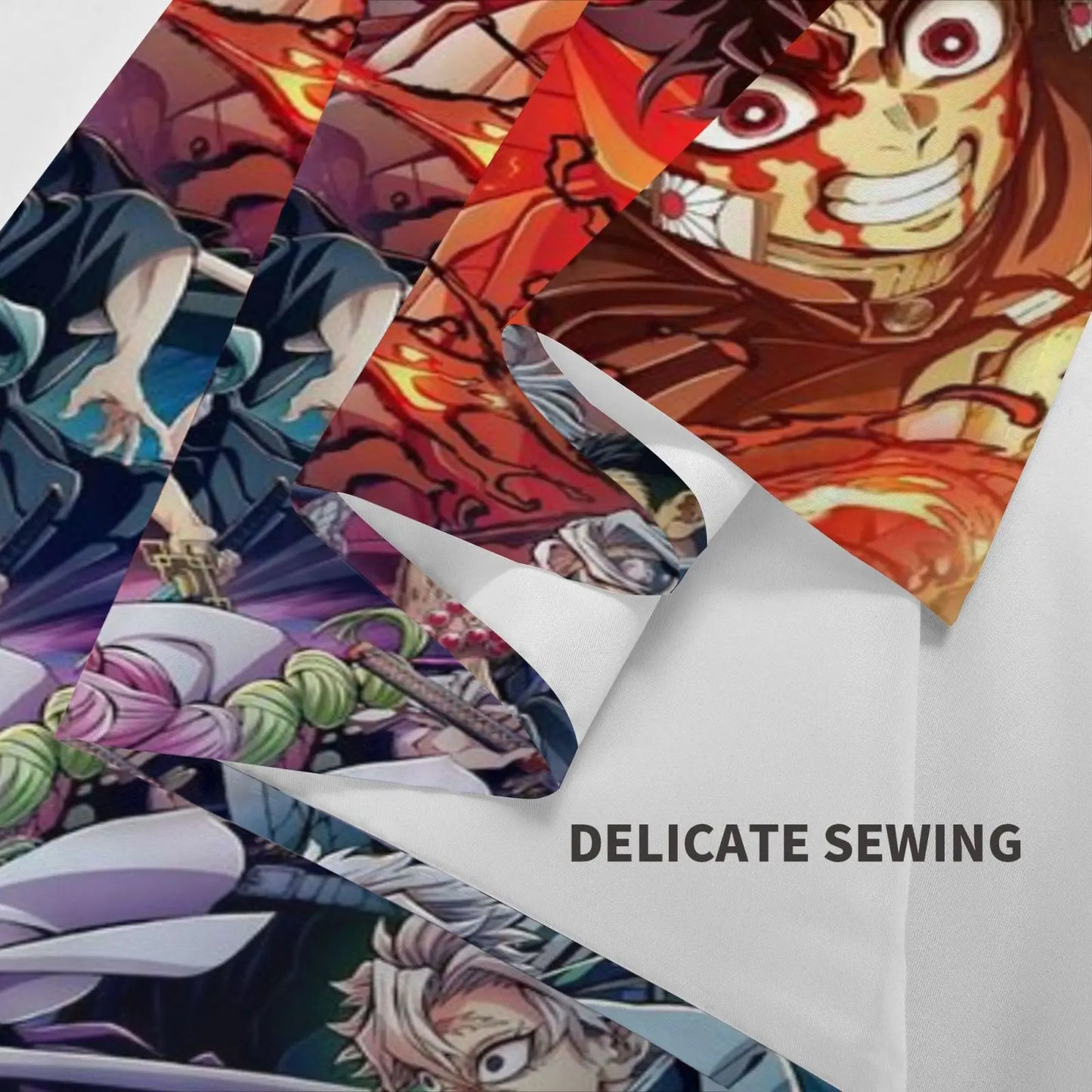 De mon Anime Slayer Wall Tapestries, Cartoon Figure Theme Poster Backgrounds, Wall Art Tapestry Home Decor For Dorm Living Room