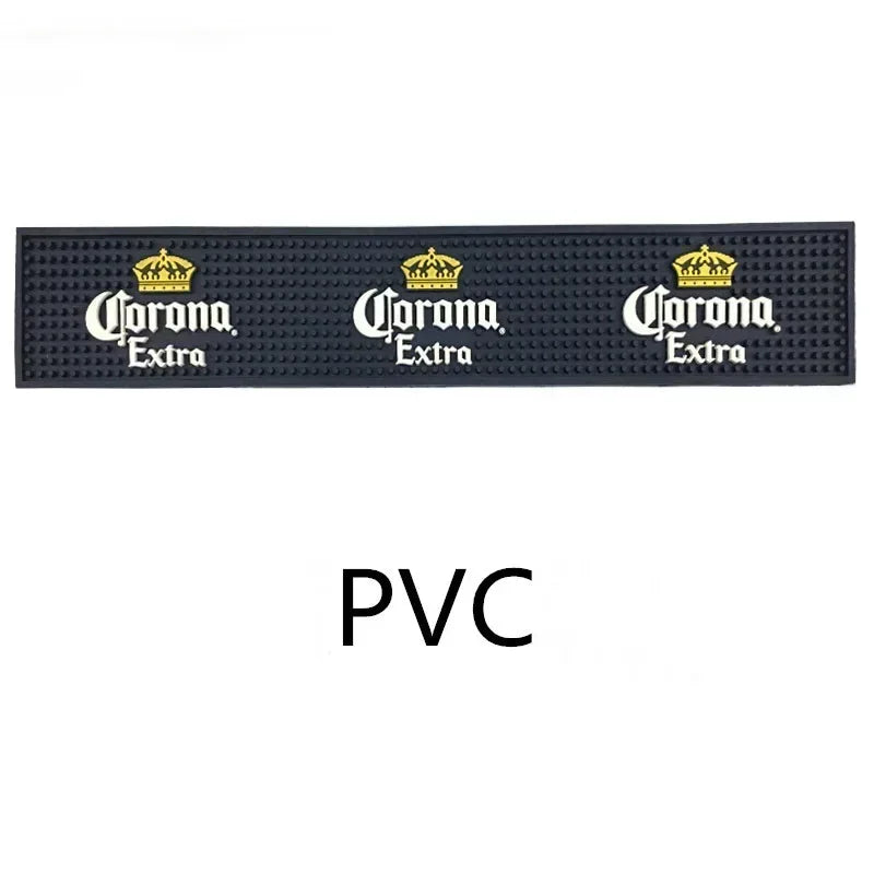 Bar Mats 60*10cm Long Dark blue Rectangle Desk Mat Bar Table Soft Rubber Waterproof Pads coaster set Heat resistant mat Cosina