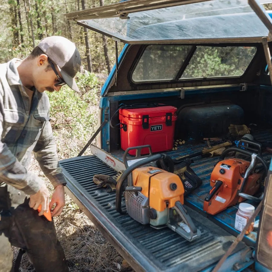 15Quart Hard Cooler with DoubleDuty Shoulder Strap for Outdoor Adventures Ice Retention Up to 5 Days Durable Rugged Design for