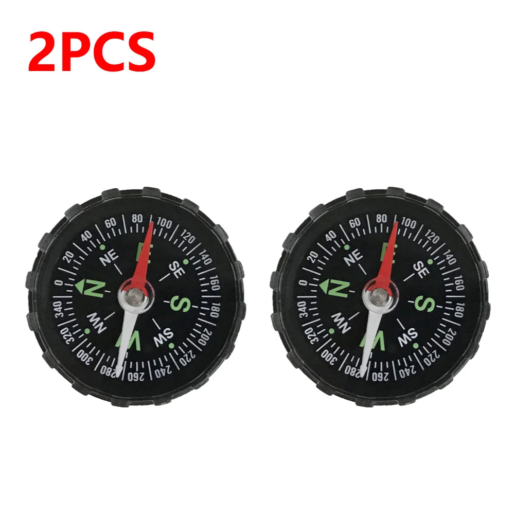 10-1PCS Mini Compass 45MM Portable Handheld Compass Outdoor Camping Hiking Travel Emergency Survival Navigation Tool