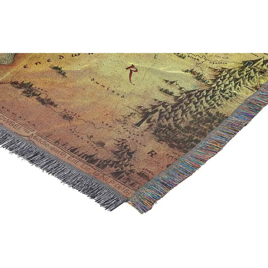 Lord Of The Rings The Hobbit Woven Tapestry Throw Blanket, 48 x 60, Middle Earth