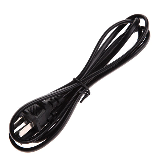 2-Prong AC Power Supply Adapter Cord Cable Replacement 2 Pin Power Cable Supply Cable for PSV/PSP/PS2/PS3/PS4 Game Console