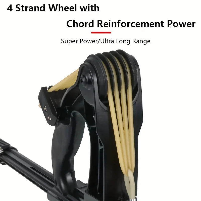 60LBS 40 Series Compound Bow Multi Strand Rubber Band Pulley Bow Outdoor Hunting And Shooting Slingshot Tools