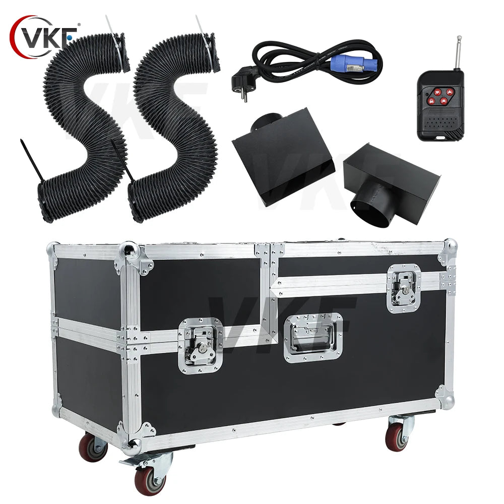 From EU US 3000W 5000W Low Lying Fog Machine Double Tubes Water Mist Machine 2000W Smoke Stage Equipment For Wedding DJ DISCO