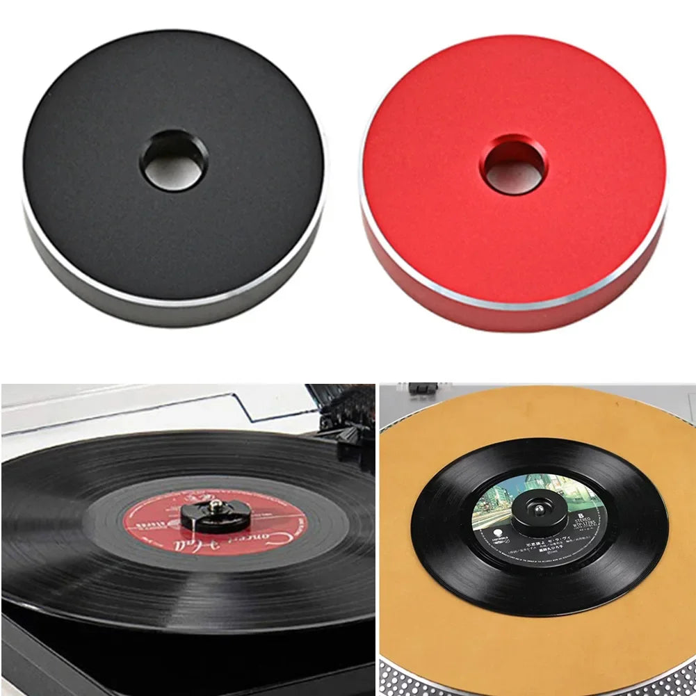 Vinyl Turntable Adapter Solid Aluminum Vinyl Record Turntables Adapter Durability Vinyl Center Adapter Phonograph Accessories