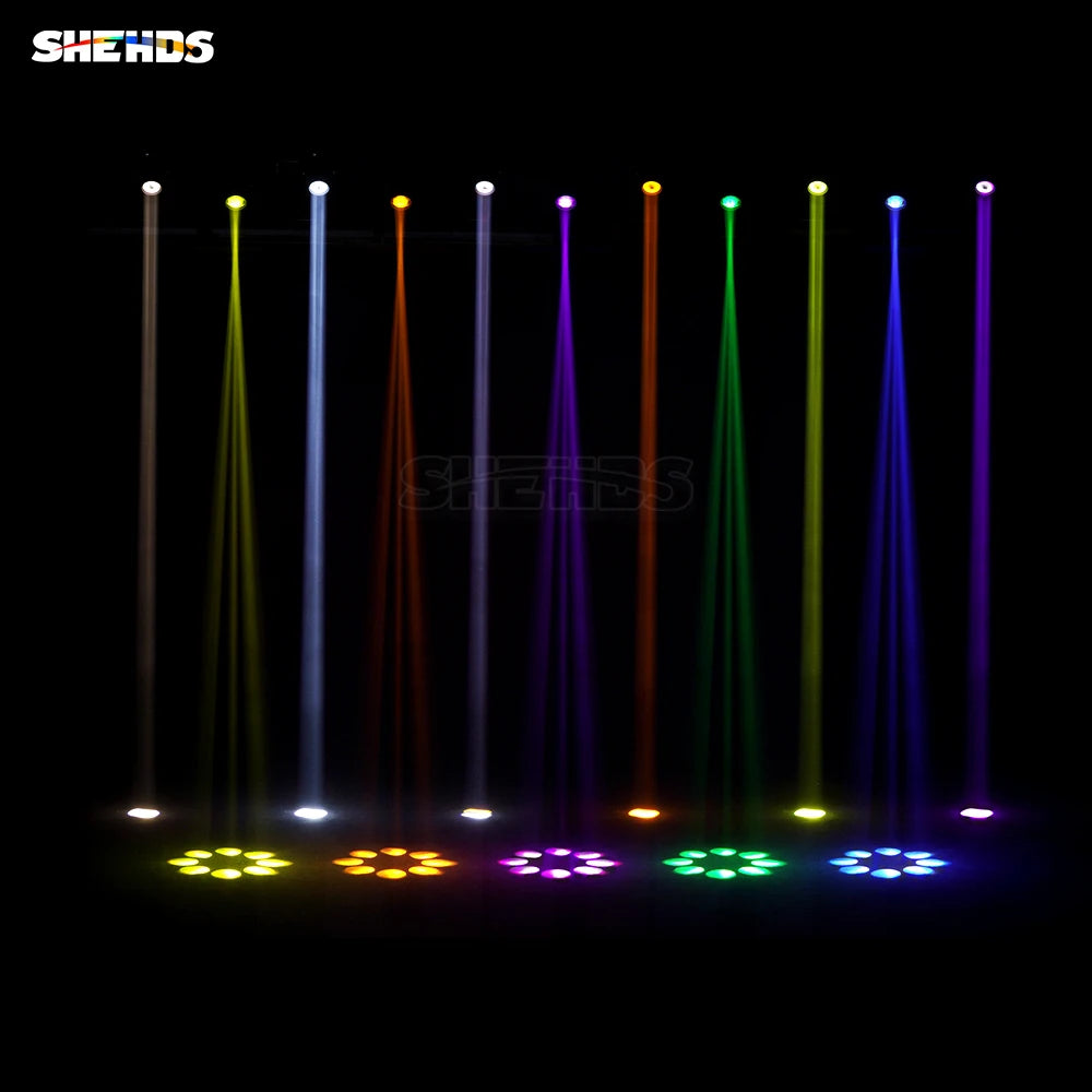 SHEHDS Flight Case With 2Pcs Mini Bulb Beam 230W 7R Moving Head Lighting For DJ Bar Concert Special Equipment