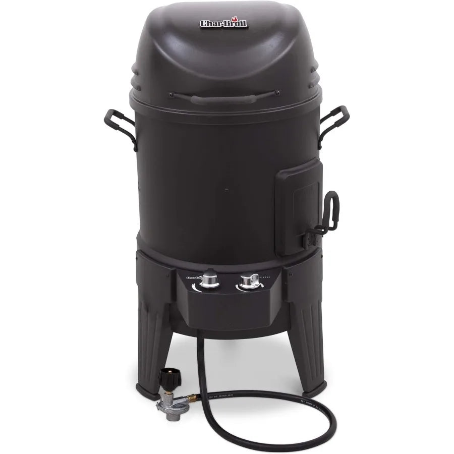 Charbroil The Big Easy TRUInfrared 3in1 Smoker Roaster Gas Grill Black 14101550