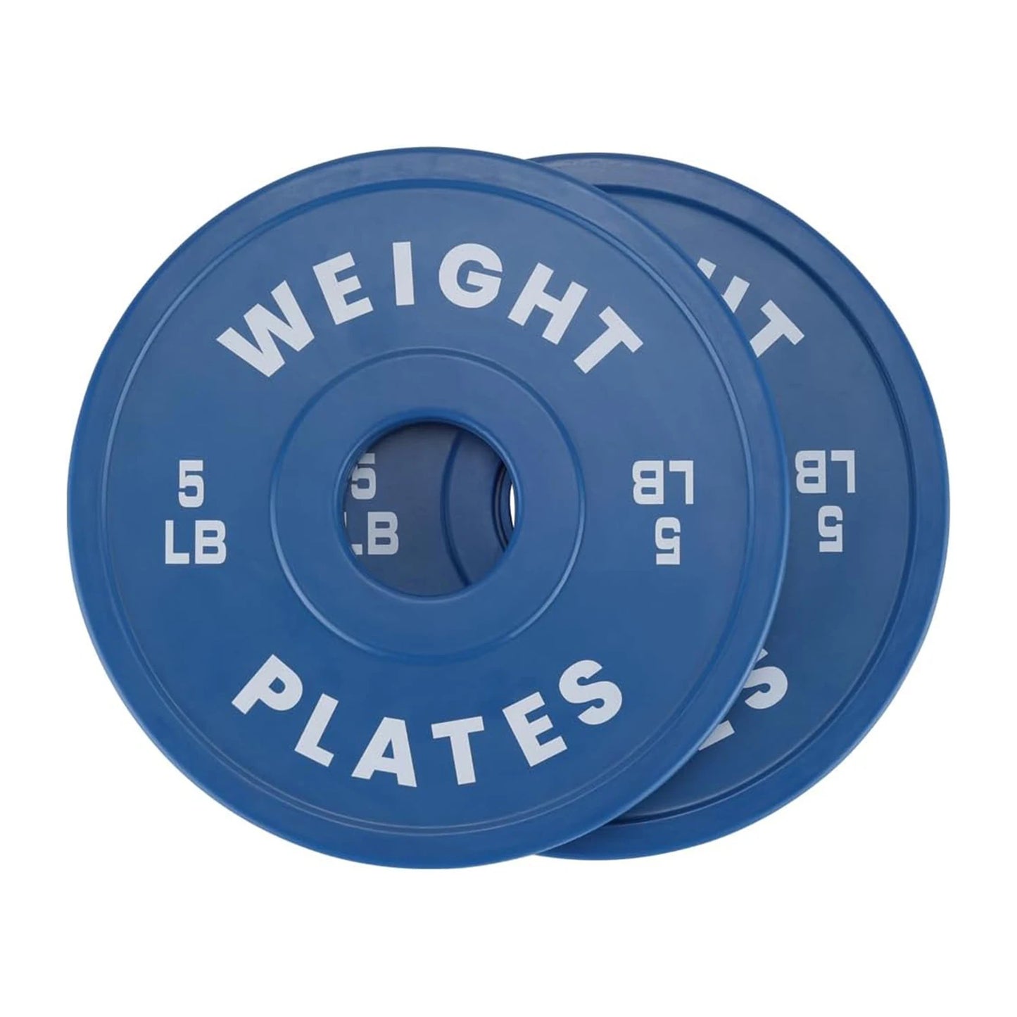 2PCS Change Weight Plates 1.25LB 2.5LB 5LB 10LB Fractional Plate Bumper Plates for Weight Lifting Steel Insert Strength Training