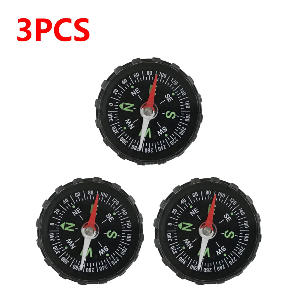 10-1PCS Mini Compass 45MM Portable Handheld Compass Outdoor Camping Hiking Travel Emergency Survival Navigation Tool