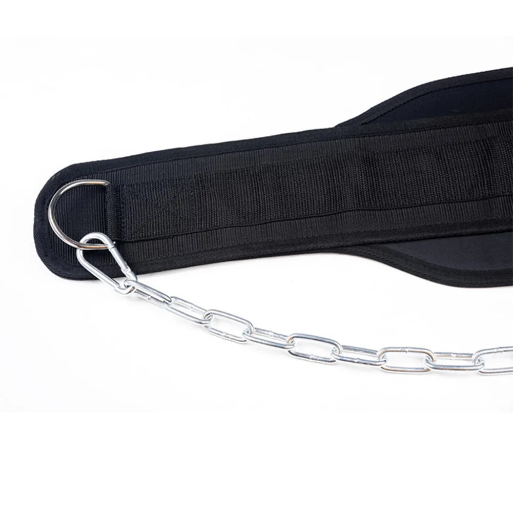 Weight Lifting Belt with Chain Weight Lifting Dip Belt Dipping Belt Weightlifting Belt for Weight Lifting Squat Training Fitness