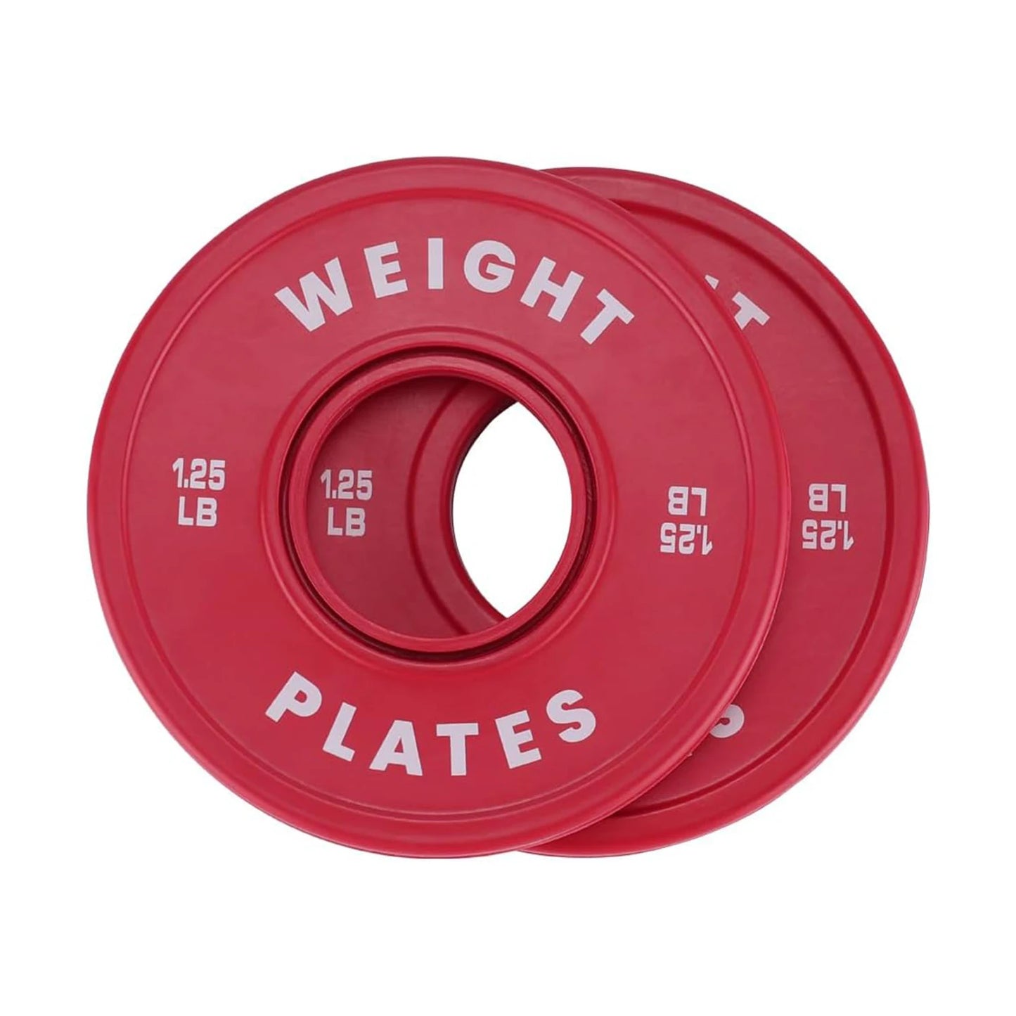 2PCS Change Weight Plates 1.25LB 2.5LB 5LB 10LB Fractional Plate Bumper Plates for Weight Lifting Steel Insert Strength Training