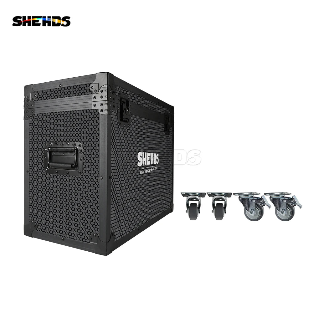 SHEHDS Flight Case With 2Pcs Mini Bulb Beam 230W 7R Moving Head Lighting For DJ Bar Concert Special Equipment