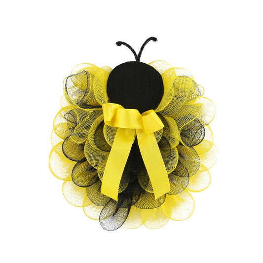 Spring Floral Wreath with Bunny and Eggs Decoration for Front Door Easter Decorations and Party Supplies