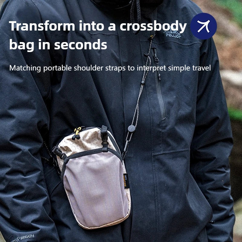 Waterproof Dyneema Pouch Outdoor Camping Sack UHMWPE Trekking Bag Tactical Lightweight Durable for Hiking Backpack Accessories