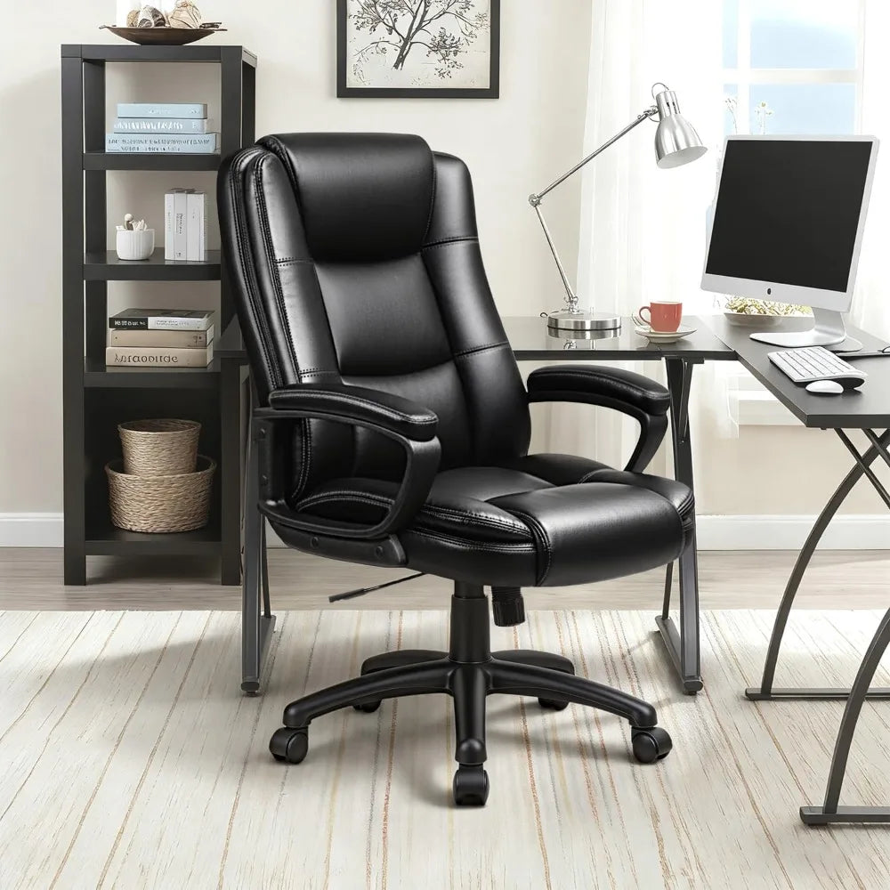 Home Office Chair, 400LBS Big and Tall Computer Chair Heavy Duty Design, Ergonomic High Back Cushion Lumbar Back, Customized