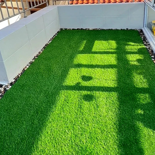 10 Pcs 12 Inchx12 Inch Realistic Grass Turf Tile Interlocking Square Artificial Grass Mat Flooring Decor Pad for Indoor Outdoor