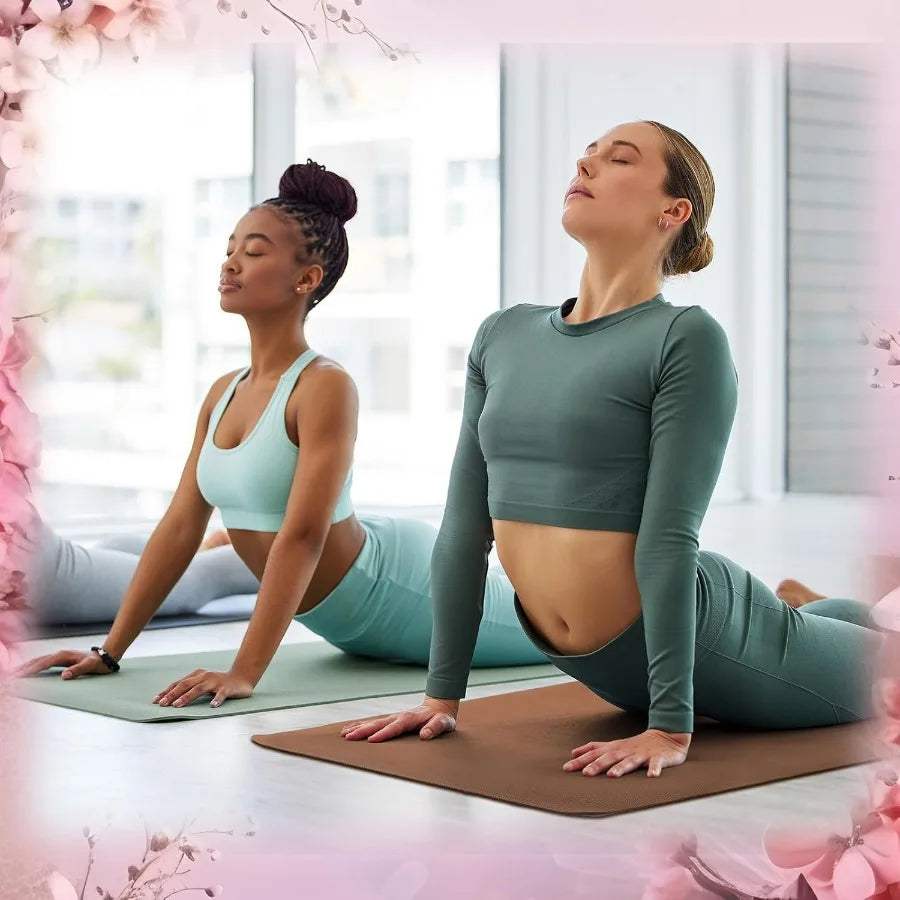 12 Pack Yoga Mat Bulk 4mm Thick Extra Long Sports Mat Anti Slip Tear Resistant Yoga Exercise Set for Fitness Stretching Home Wo