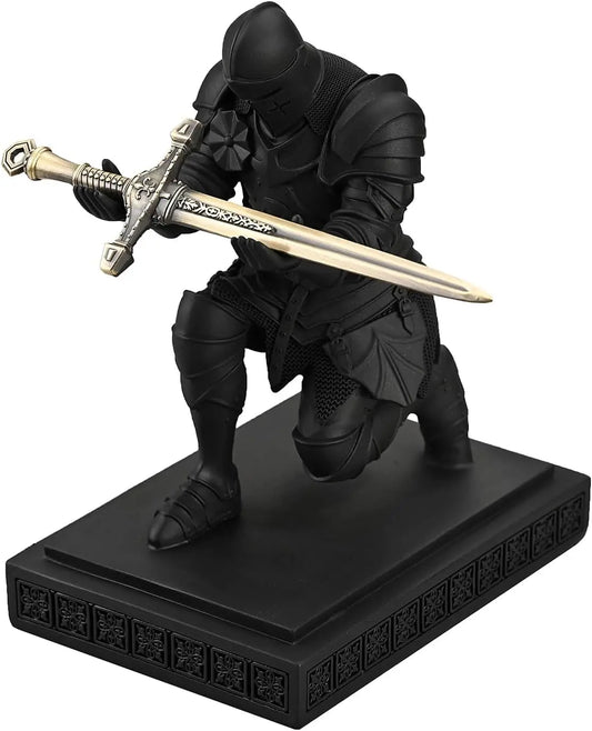 Armored Warrior Knight Pen holder desk organizer and accessory resin pen holder paper town, with a cool letter opener